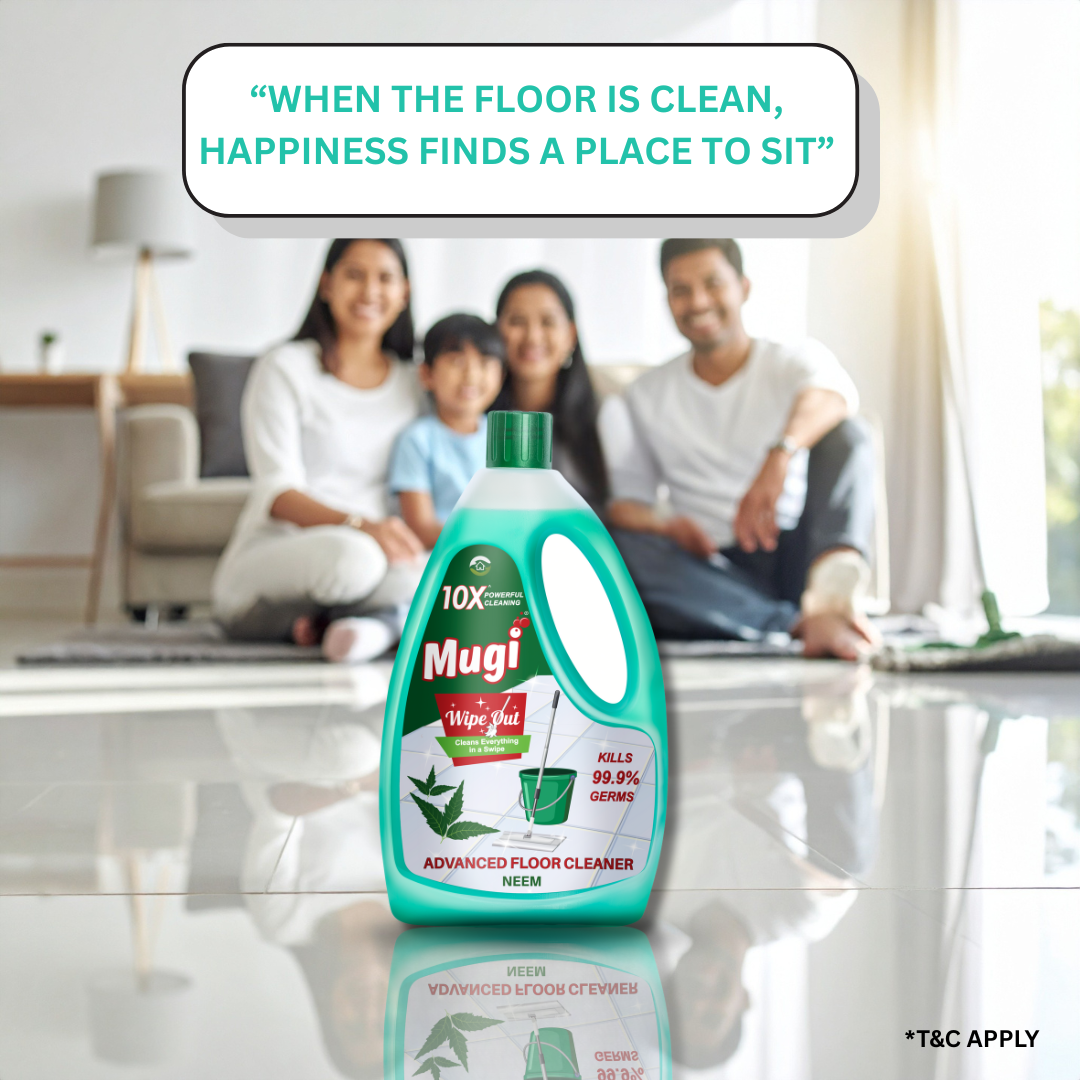 Mugi Wipeout Floor Cleaner Neem 1L