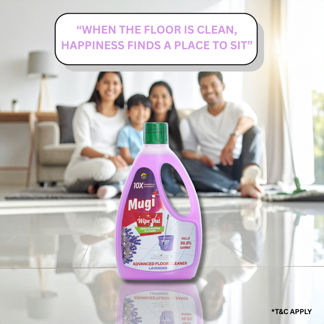 Mugi Wipeout Floor Cleaner Lavender 1L
