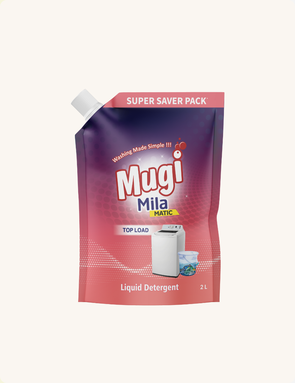 Mugi Mila Top Load Liquid Detergent