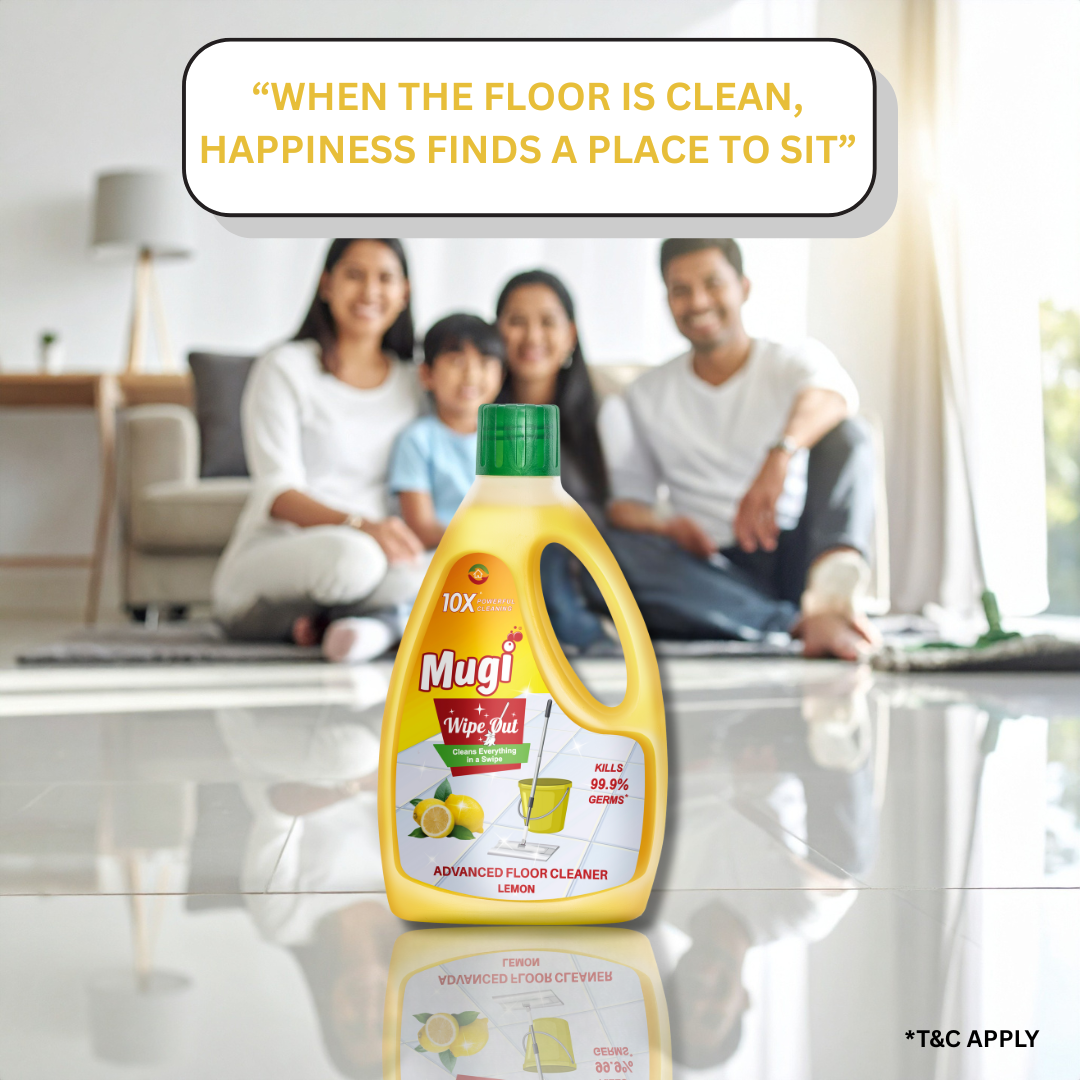Mugi Wipeout Floor Cleaner Lemon 1L