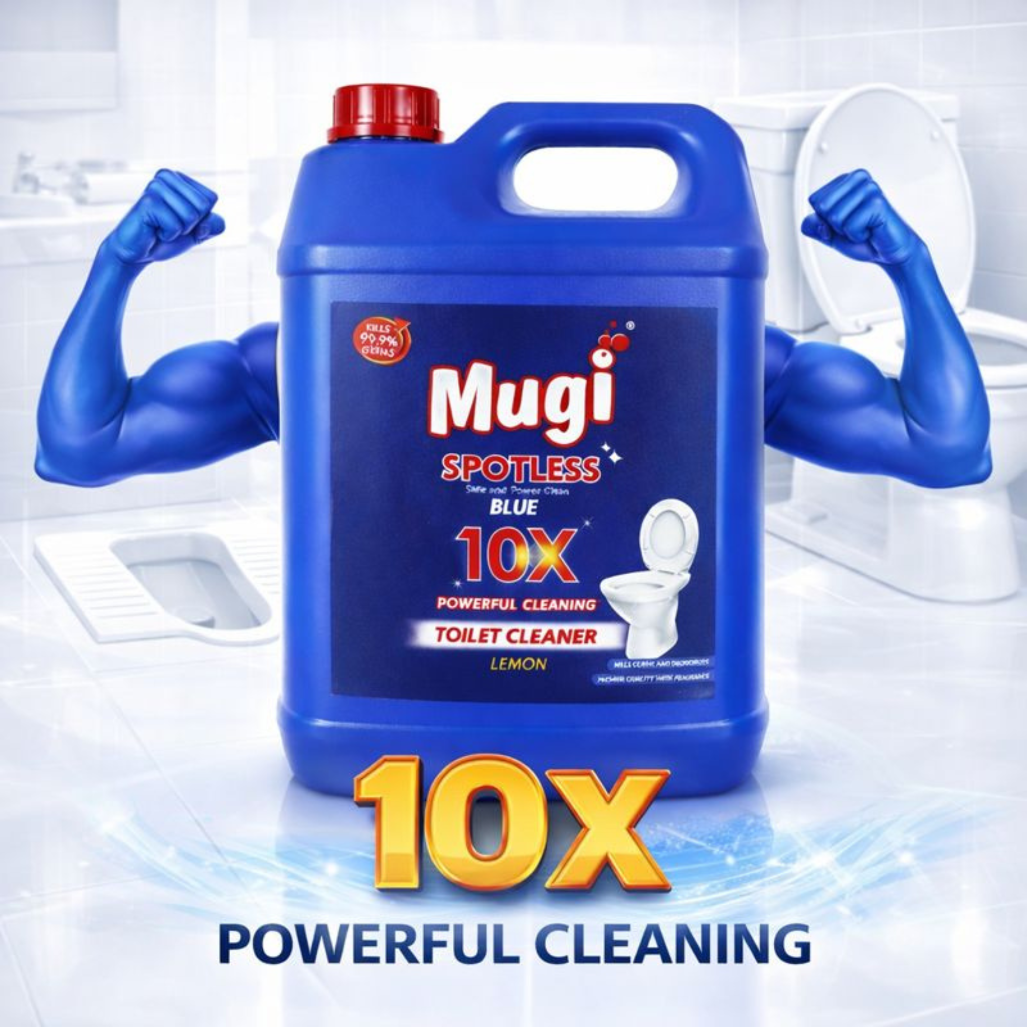 Mugi Spotless Blue Toilet Cleaner 5L