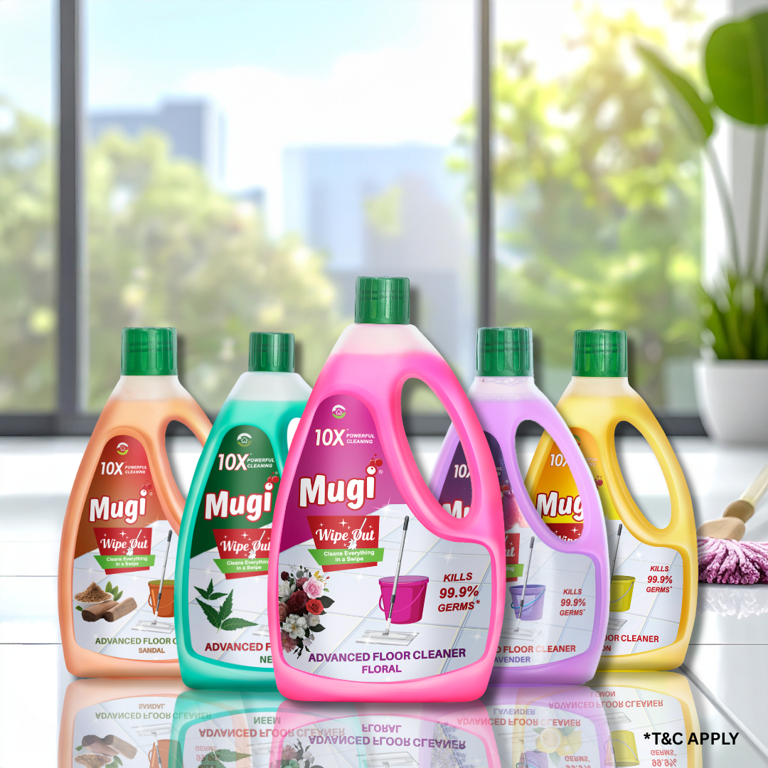 Mugi Wipeout Floor Cleaner Floral 1L