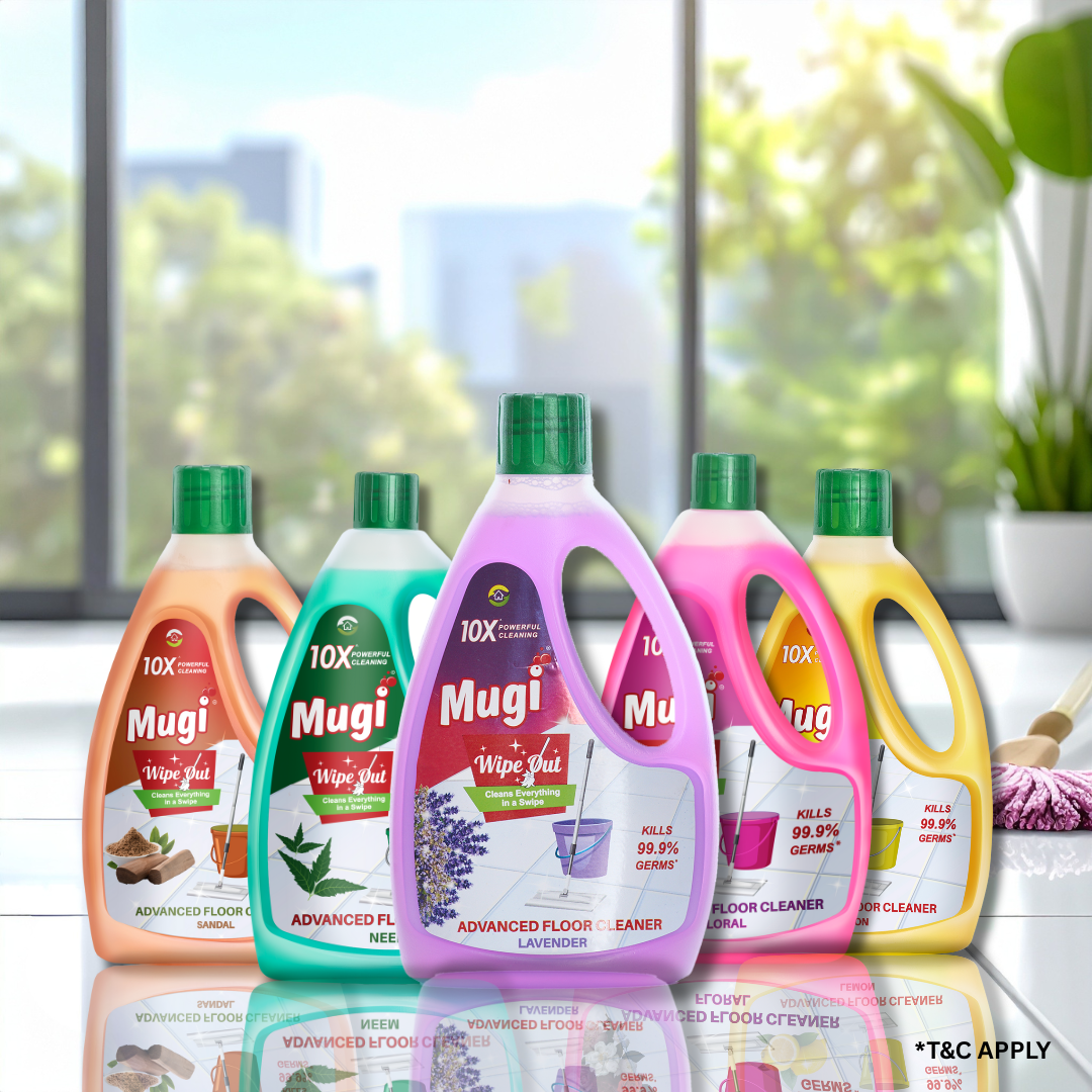 Mugi Wipeout Floor Cleaner Lavender 1L