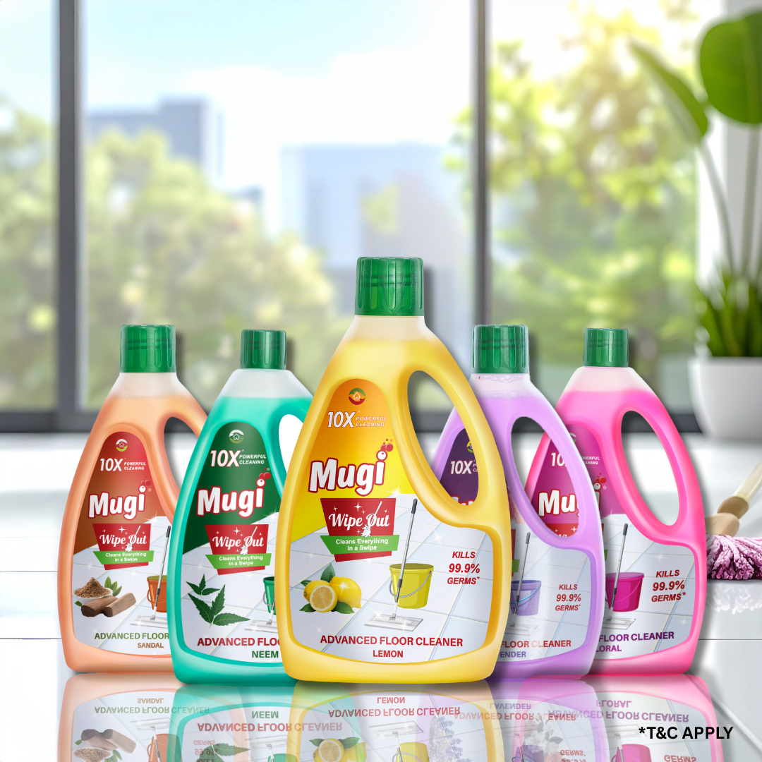 Mugi Wipeout Floor Cleaner Lemon 1L