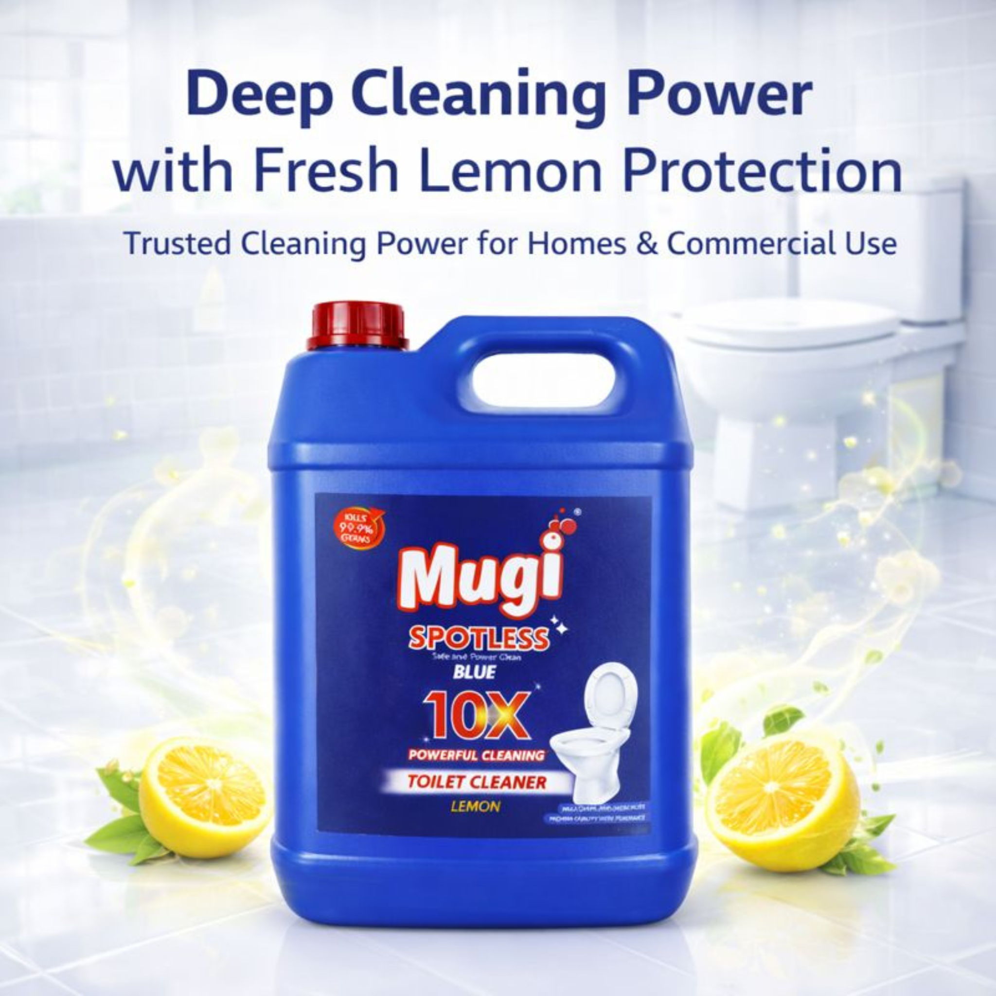 Mugi Spotless Blue Toilet Cleaner 5L