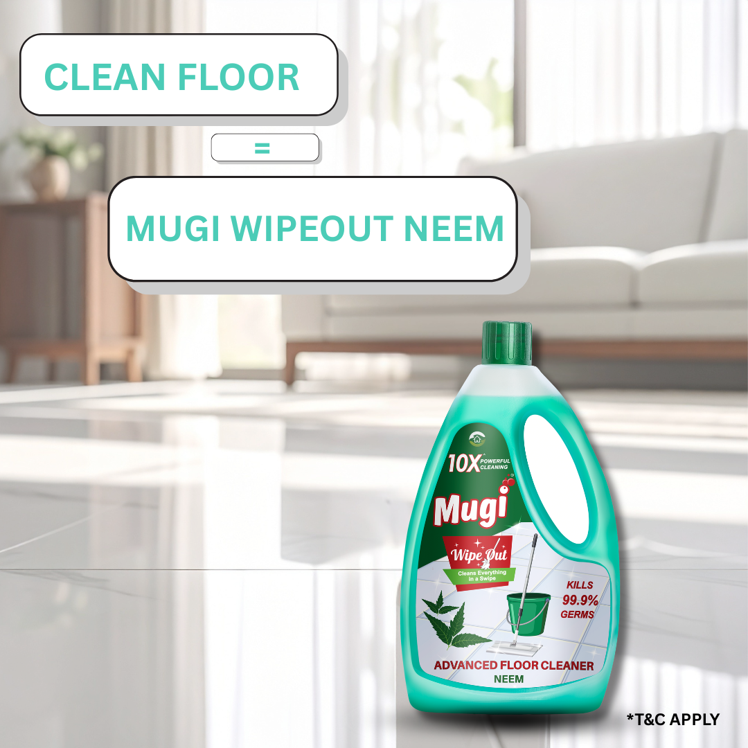 Mugi Wipeout Floor Cleaner Neem 1L