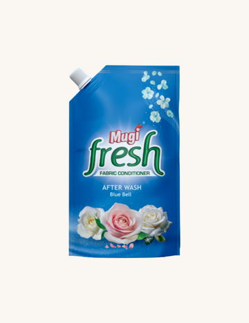 Mugi Fresh Blue Bell Fabric Conditioner 500ml Pouch (Pack of 3)