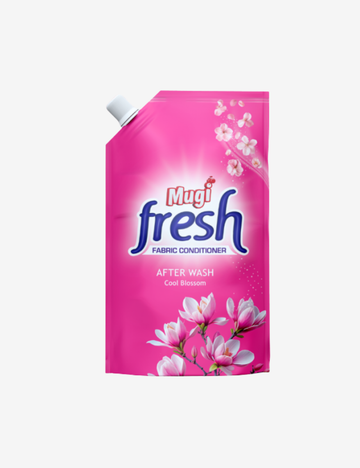 Mugi Fresh Cool Blossom Fabric Conditioner 500ml Pouch (Pack of 3)
