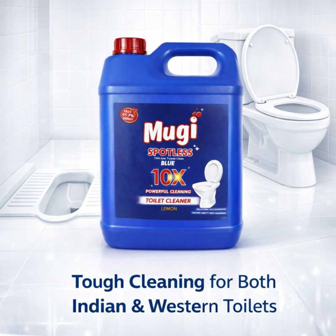 Mugi Spotless Blue Toilet Cleaner 5L