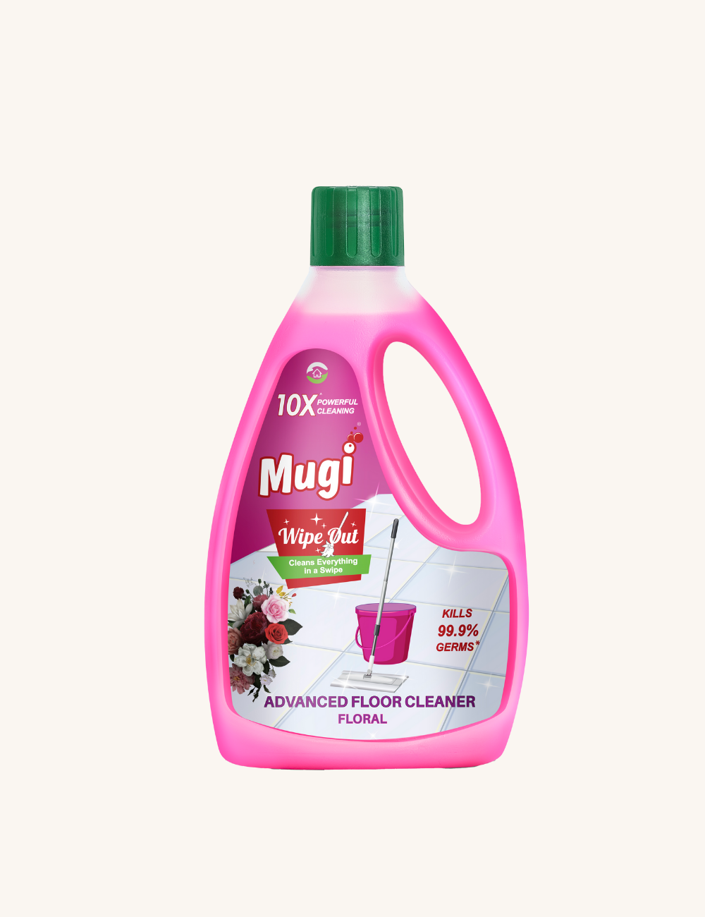 Mugi Wipeout Floor Cleaner Floral