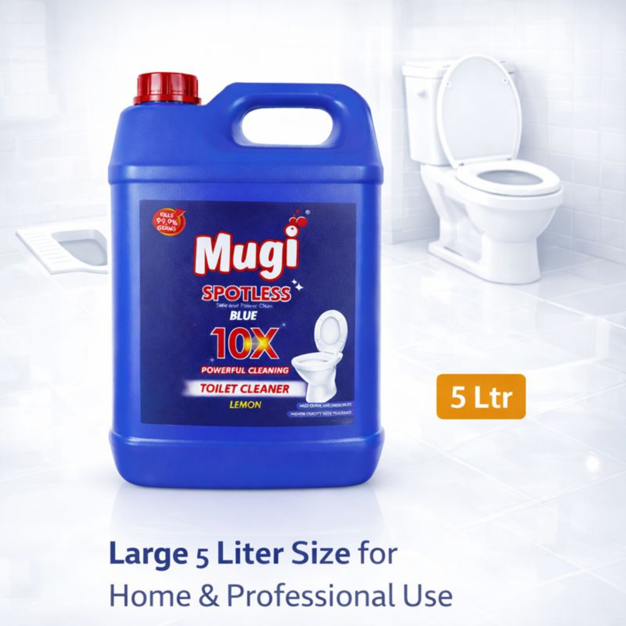 Mugi Spotless Blue Toilet Cleaner 5L