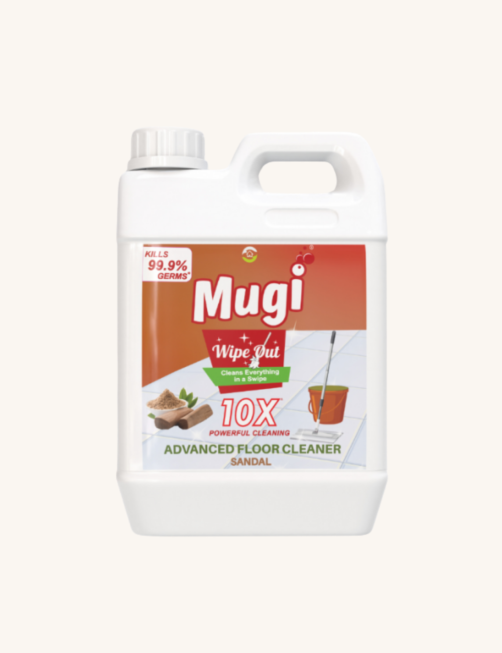 Mugi Wipeout Floor Cleaner - Sandal - Buy 5l