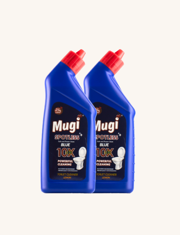Mugi Spotless Blue Toilet Cleaner 500ml Combo (1+1)
