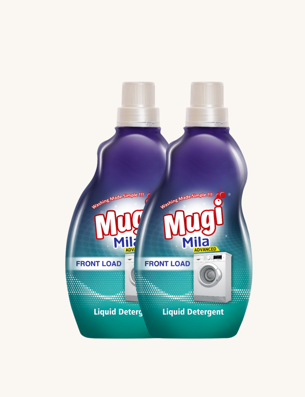Mugi Mila Front Load 1000ml Buy 1 Get 1 Free