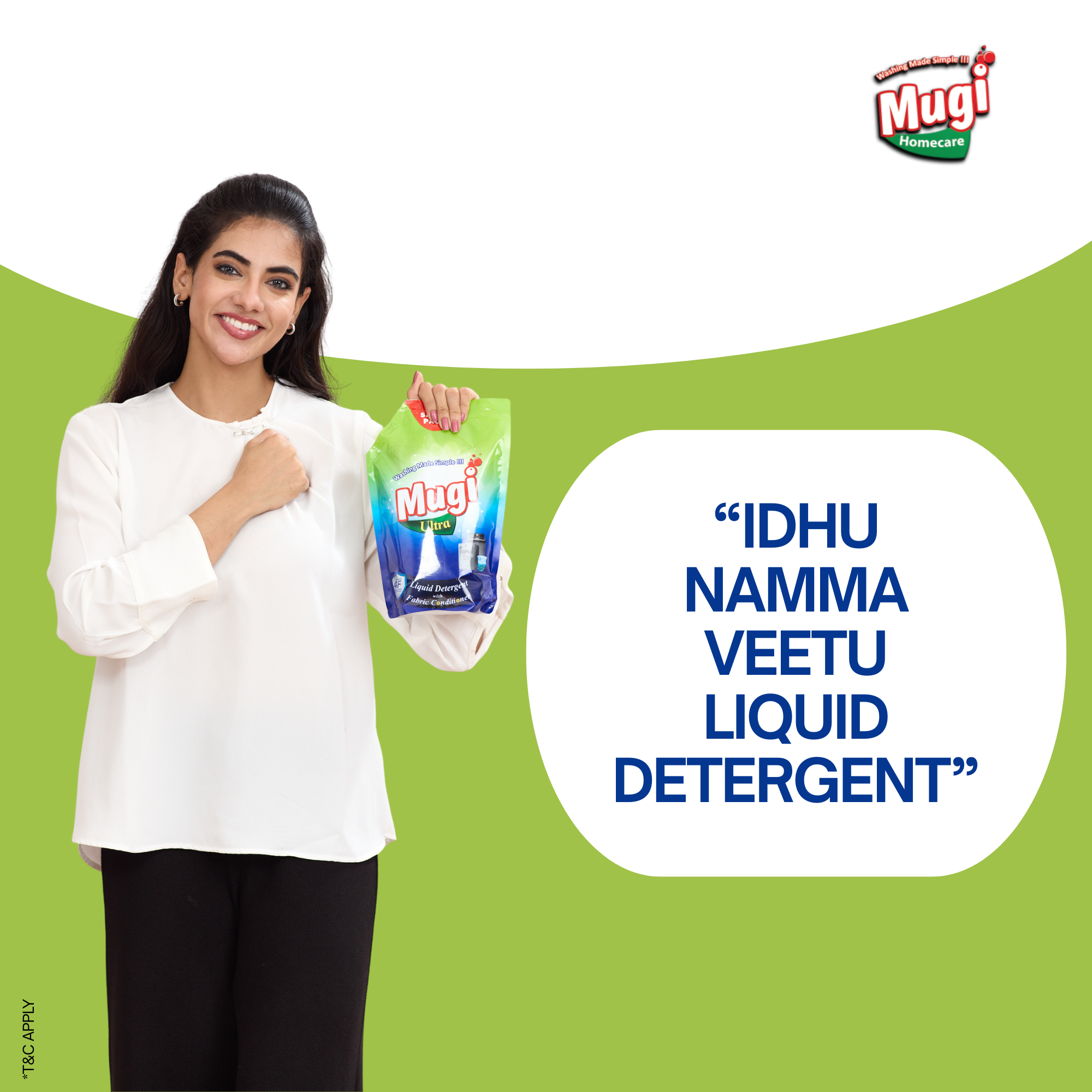Mugi Ultra Premium Liquid Detergent  2000ml Pouch