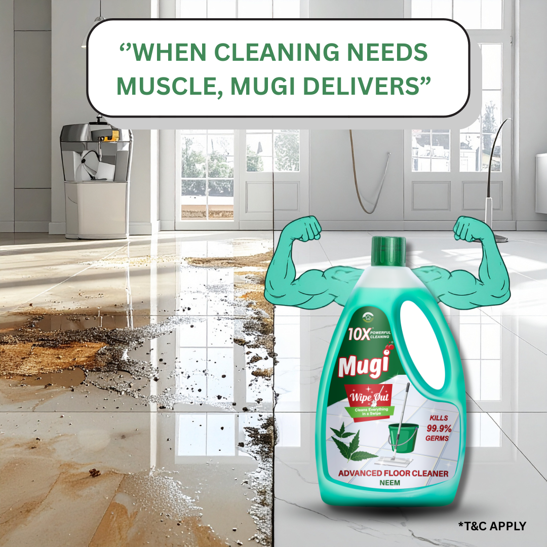 Mugi Wipeout Floor Cleaner Neem 1L