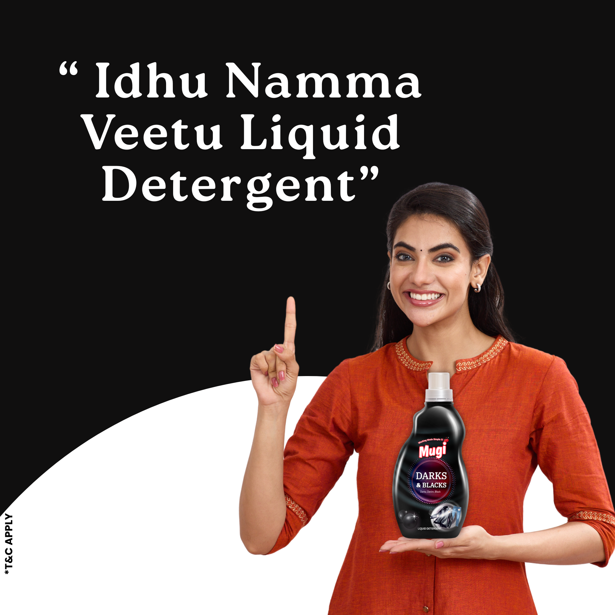 Mugi Darks & Blacks Liquid Detergent - 800ml