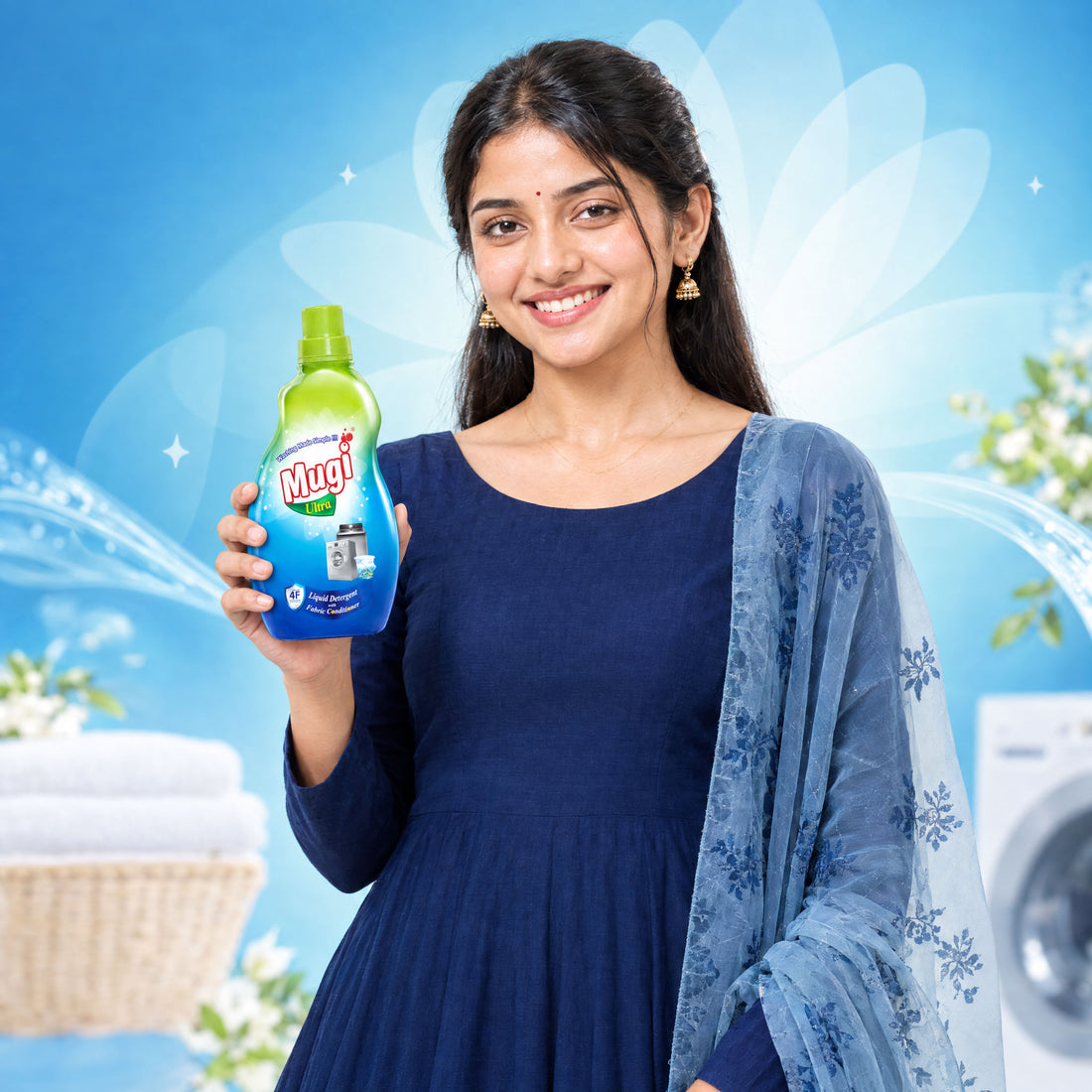 Mugi Ultra Premium Liquid Detergent 1000ml (1+1)